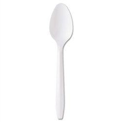 Medium Weight Polypropylene Cutlery Utensils Economical Plastic Teaspoons 1000ct TEA Spoons
